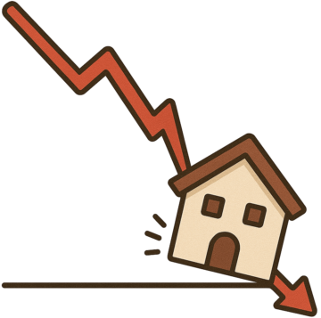 Is the American Dream Fading? Housing Prices Stumble, Hinting at Economic Turmoil Ahead