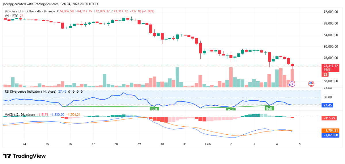 Bitcoin Plummets Below $73K: What’s Triggering the Sudden Collapse in Mining Stocks?