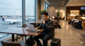 Why Working from Airports, Trains, and Hotel Lounges Is Secretly Sabotaging Your Productivity — and How to Outsmart It