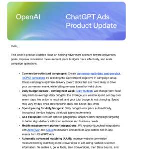 ChatGPT Ads Unveils Game-Changing Features That Could Transform Your Campaign Strategy Overnight