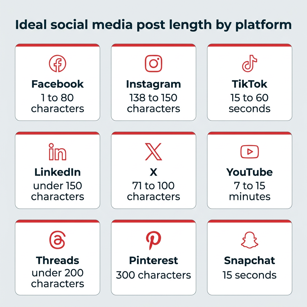 Unlock the Secret Post Lengths That Skyrocket Engagement on Every Social Media Platform!