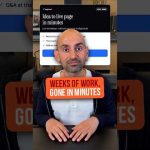 Build a Landing Page With AI Fast #shorts