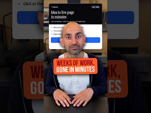 Build a Landing Page With AI Fast #shorts