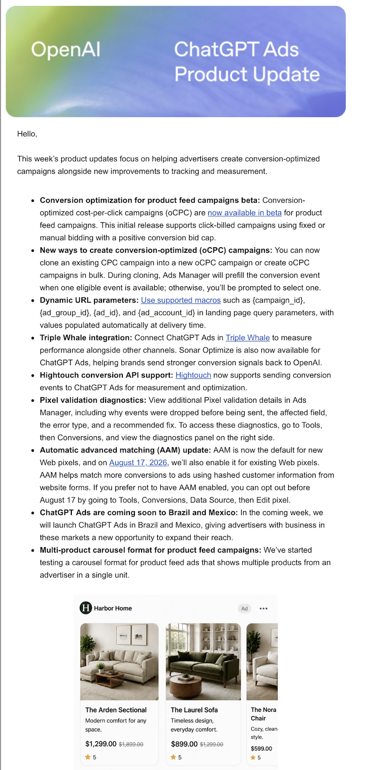 ChatGPT Ads Unleashes Game-Changing oCPC Campaigns and AAM Features—Are You Ready for the Future of Advertising?