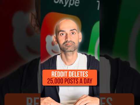 Reddit Is Deleting 25,000 Posts a Day #shorts
