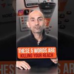 These 3 Words Are Quietly Killing Your Reach #shorts